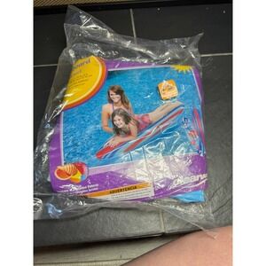 Clearwater Inflatable Surfboard Pool Float Raft 59x19 Blue Red Kmart Y2K Summer